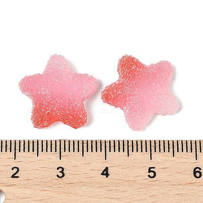 Imitation Candy Food Style Resin Cabochons RESI-R461-02J-1