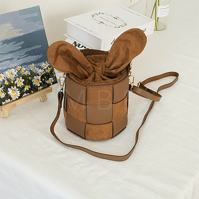DIY Rabbit Bucket Bag Making Kits DIY-WH0304-723-1