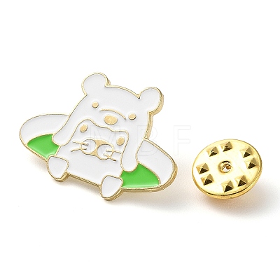 Animal Enamel Pins JEWB-E027-02G-01-1