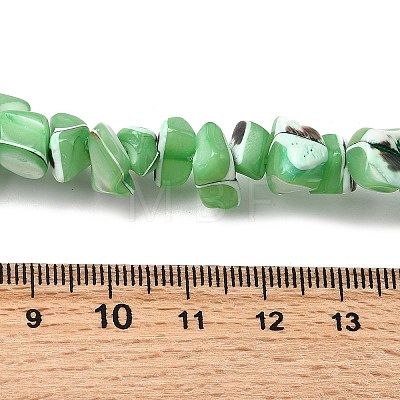 Natural Trochid Shell/Trochus Shell Beads Strands SHEL-B003-02D-1