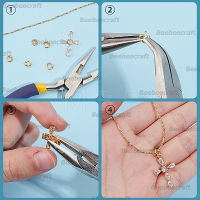 6Pcs 925 Sterling Silver Locking Jump Ring STER-BBC0008-69A-G-1