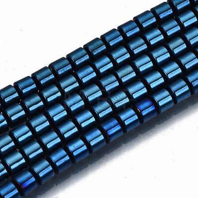 Electroplate Non-magnetic Synthetic Hematite Beads Strands G-T114-61-1