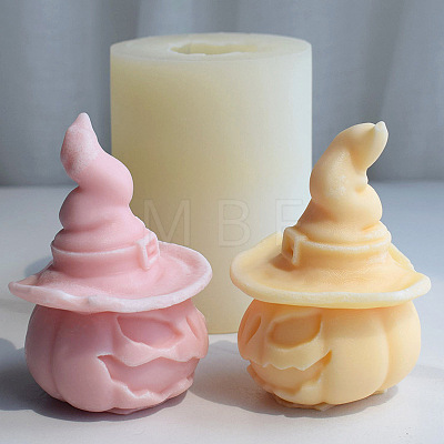 Pumpkin Head Hat Aromatherapy Candle Silicone Mold PW-WG18A49-01-1