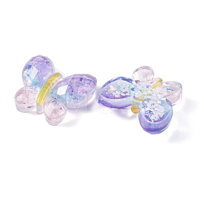Transparent Epoxy Resin Butterfly Decoden Cabochons LS-CRES-M034-02A-1