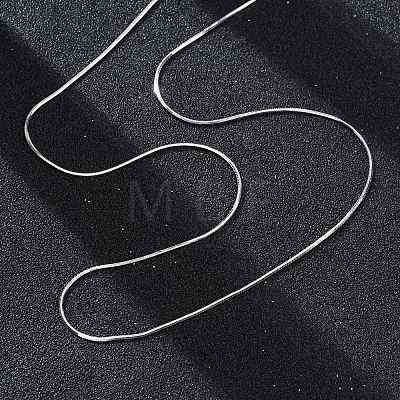 Anti-Tarnish 925 Sterling Silve Snake Chain Necklaces HT0674-2-1