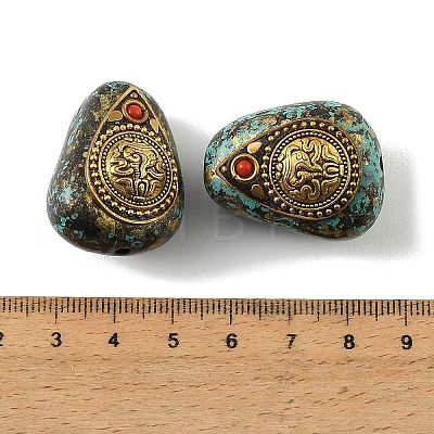 Handmade Polymer Clay Indonesia Beads PY-CBAAA14-07C-01-1