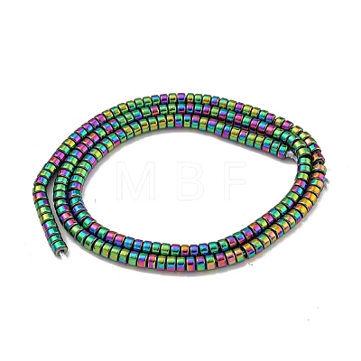 Electroplated Synthetic Non-magnetic Hematite Beads Strands G-K361-A06-01-1