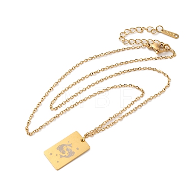 Golden 202 Stainless Steel Constellation Pendants Necklaces LS-NJEW-K380-02G-06-1