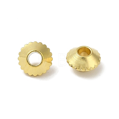 Rack Plating Brass Spacer Beads X-KK-P246-05G-1