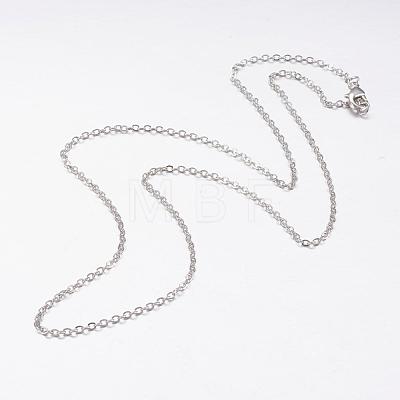 Brass Chain Necklaces MAK-L009-07P-1