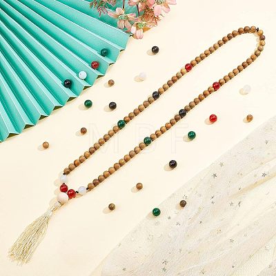 SUPERFINDINGS DIY Beaded Necklace Making Kits DIY-FH0004-49-1