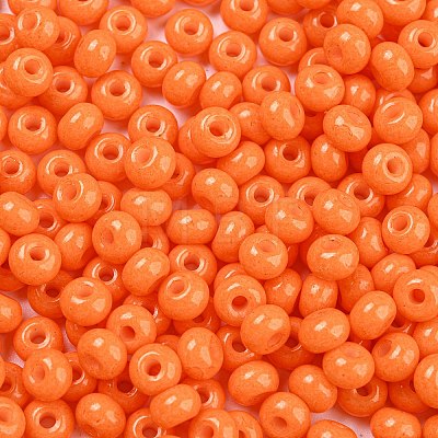 Imitation Jade Glass Seed Beads SEED-Z001-A-B09-1