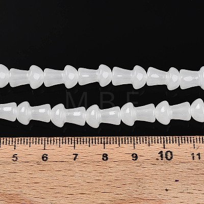 Baking Paint Glass Beads Strands DGLA-N007-01A-1