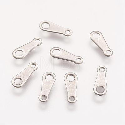 Tarnish Resistant 304 Stainless Steel Chain Tabs STAS-F086-20P-1