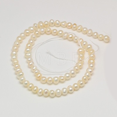 Natural Cultured Freshwater Pearl Beads Strands PEAR-L003-C-01-1