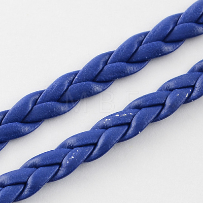 Braided Imitation Leather Cords LC-S002-5mm-07-1