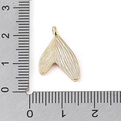 Brass Micro Pave Clear Cubic Zirconia Pendants KK-Q816-05G-01-1