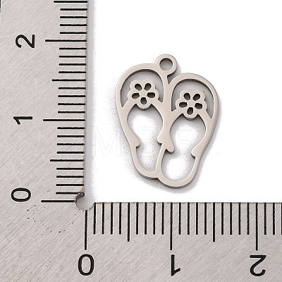 Non-Tarnish 201 Stainless Steel Pendants STAS-U016-03P-1