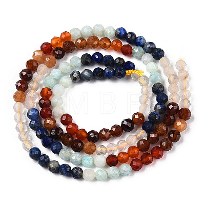 Natural Mixed Gemstone Beads Strands G-D080-A01-02-19-1