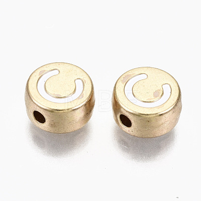 Alloy Enamel Beads ENAM-S122-029C-RS-1