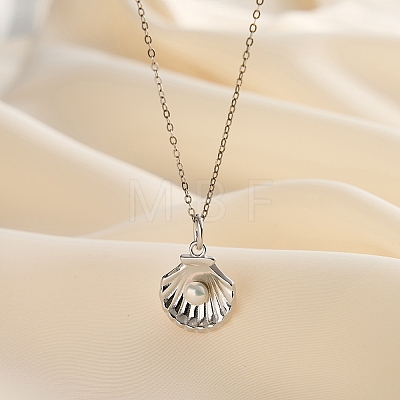 925 Sterling Silver & Natural Freshwater Pearl Pendants SE-CBA9BBC-03P-1