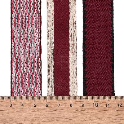 9 Yards 3 Styles Polyester Ribbon SRIB-A014-A06-1
