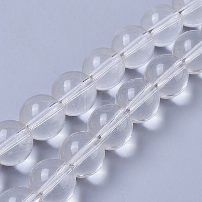 Synthetic Quartz Crystal Beads Strands G-K298-12-1