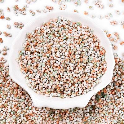 Baking Paint Glass Seed Beads SEED-C003-01Q-1