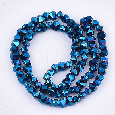 Electroplate Glass Beads Strands EGLA-S179-02A-A05-1