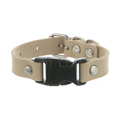 Imitation Leather & Alloy & Plastic Bracelets for Men Women FS-WG10CE2-08-1