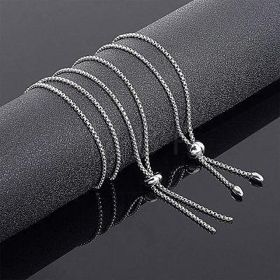 Unicraftale 304 Stainless Steel Box Chain Necklace Making MAK-UN0001-05P-1