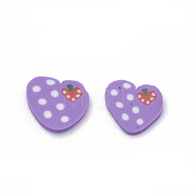 Handmade Polymer Clay Cabochons X-CLAY-T011-06-1