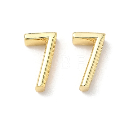 Brass Slide Charms KK-L253-15G-07-1