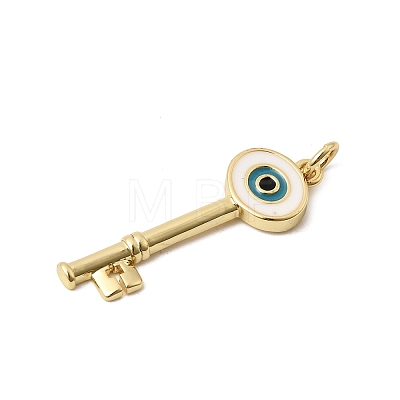 Brass Enamel Pendants KK-H267-084G-1