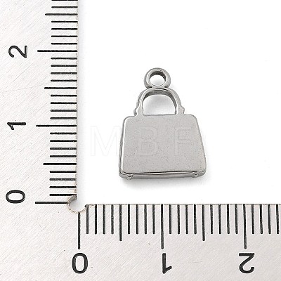 Anti-Tarnish 304 Stainless Steel Charms STAS-M084-01C-P-1