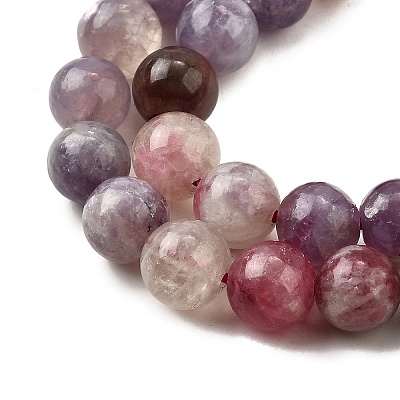 Natural Purple Red Tourmaline  Beads Strands G-N327-02A-01-1