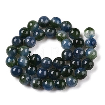 Dyed Natural White Jade Beads Strands G-T138-10mm-210-2-1