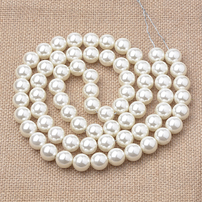Eco-Friendly Plastic Imitation Pearl Beads Strands MACR-S285-20mm-05-1
