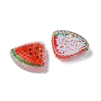 Fruit Transparent Epoxy Resin Decoden Cabochons CRES-I030-23I-1