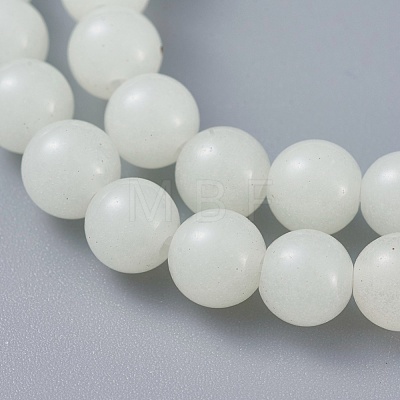 Synthetic Luminous Stone Beads Strands G-L391-03A-1