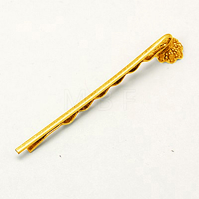 Iron Hair Bobby Pin Findings X-IFIN-I007-G-1