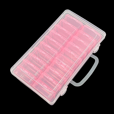 20 Slots Plastic Craft Organizer Case PW-WG35538-02-1