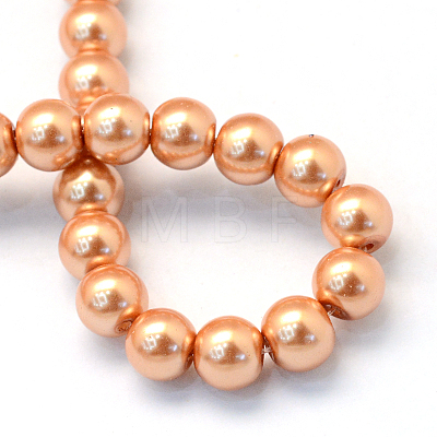 Baking Painted Glass Pearl Bead Strands HY-Q003-3mm-33-1
