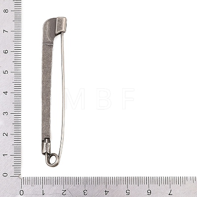 Alloy Extra Large Safety Pin Brooches JEWB-Z051-01P-03-1