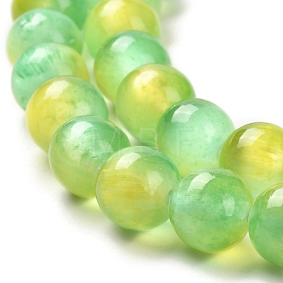 Natural Selenite Beads Strands G-P493-01O-1