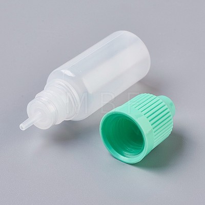 10ml Bottle Soft PE Squeeze Smoke Oil Bottle with Long Thin Dropper Plastic Teardrop Bottle TOOL-WH0074-B09-1