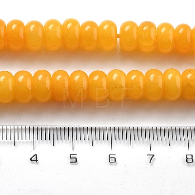 Natural White Jade Beads Strands G-E507-01V-1