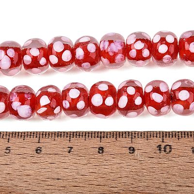 Handmade Lampwork Beads Strands LAMP-N037-05F-1