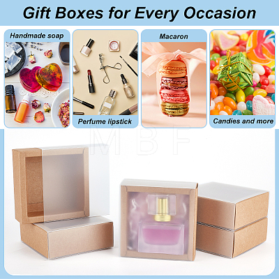 Kraft Paper Storage Gift Drawer Boxes CON-WH0089-37A-01-1