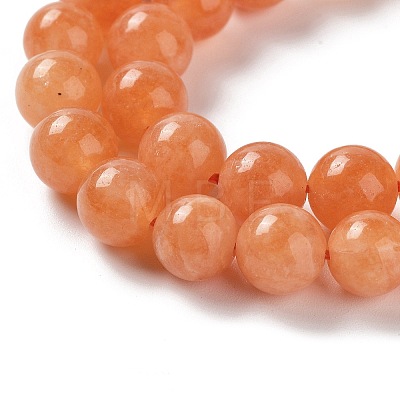 Dyed Natural Malaysia Jade Beads Strands G-G021-02B-12-1